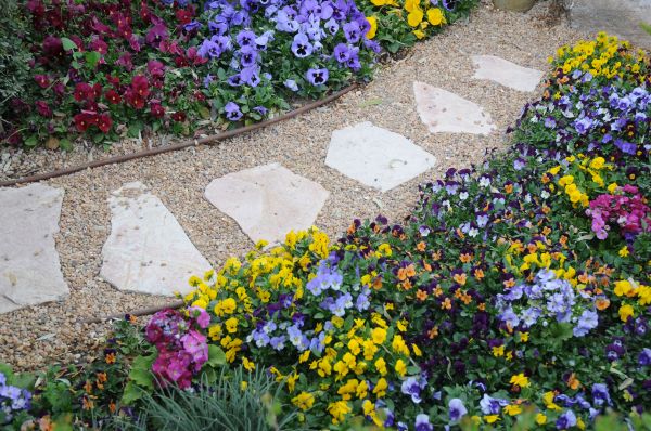 Limestone Pathway Installation